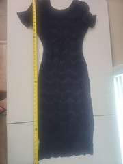 Nina Piccalino Vtg 90’s Dress Black Cocktail Mob Wife Glam Maxi Small