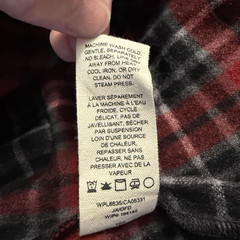 Woolrich Wool Flannel Button Down Shirt Men’s XL Red Plaid