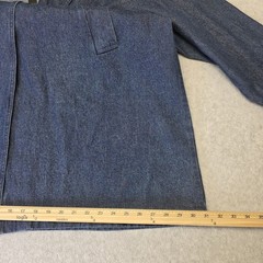 Vtg Denim Trench Coat Woman’s 3XL Oversized Duster NWT Minimalist Western 90’s