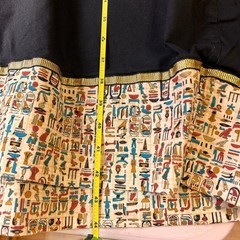 Krist Gudnason California Vintage Egyptian Hieroglyphic Muumuu Porch Dress L/XL
