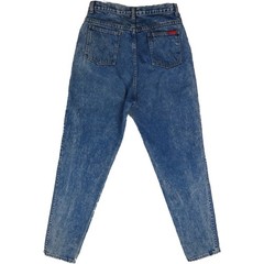 80s Vintage Bonjour Acid Wash Rocker Rock Grunge High Waisted Mom Denim Jeans 29