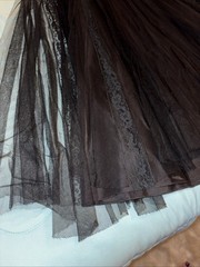 Vintage 1930s Black Twill Elegant Formal Evening Gown Size Small As Is