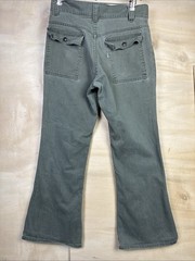 Vintage 70s Levi’s Big E White Tab Flared Front Pocket Bush Pants 32 x 28