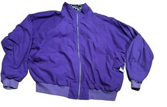 Vintage FILA Purple Reversible Jacket 90s Flowers Retro Fresh Prince Women’s M