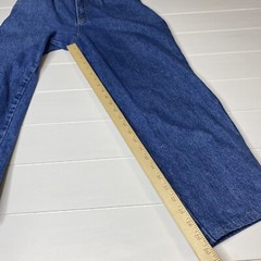 Vintage Bon Jour High Waisted Pleated Blue Jeans Size 14 (27X26)