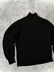 Thierry Mugler Turtleneck Women’s Vintage 1980’s Black Long Sleeve Size M Archiv