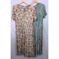 Lot of 2 Nostalgia Floral Maxi Dresses Women’s Small Cottagecore Boho