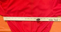 Tabby of California Dress Women Size 8P (Small) Red Black Belted Vintage 80s