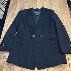 Escada Margaretha Ley Black Blazer 100% Wool Vintage Luxury Jacket, Women’s 44