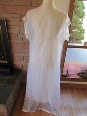 VTG 2 piece Peignoir set Robe/Nightgown Bridal Val Mode Nylon Lace Chiffon USA M