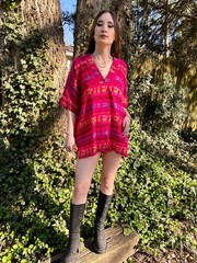 Large | Vintage 70’s Poncho Style Knit Top