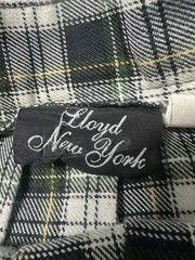 Vintage Lloyd New York Pleated Skirt Women’s Size 10 Green Blue Tartan Plaid