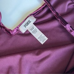 PINK Victoria’s Secret Red Crushed Velvet Camisole Top