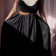 Vintage David Meister Victorian-style Dress
