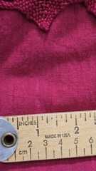 Vintage Homemade Strapless Dress Red Cotton Festival Fairy Renaissance M