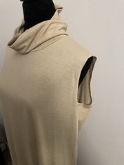 Vintage David Dart Tan Maxi Dress Women’s Large Rayon Knit Classic Versatile