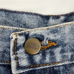 Chic Jeans Women 22W Blue Acid Wash Vintage 80s High Waist Tapered Ankle Bows