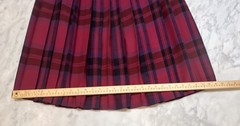 Vintage Evan Picone Skirt Size 10 Worsted Wool Pleated Plaid Maxi School Girl