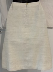 Lovely vintage 1960s/1970s textured oatmeal FLETCHER JONES skirt