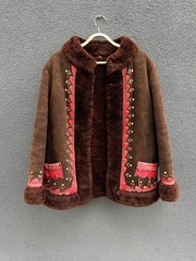 Vintage Polish Sheepskin Jacket