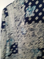 Vintage Lady Carol Patwork Lightweight Blazer Size 16 Polyester