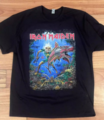 Iron Maiden Australia Tour Exclusive Shirt 2024 Future Past Australian Eddie