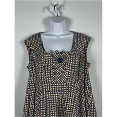 Cherry Velvet Retro Candy Sookie Silhouette Dress 100% Cotton Size 0X (XXL)