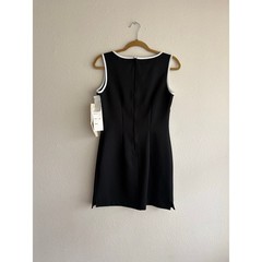 Vintage 90s La Belle BlackWhite mini dress deadstock vacation resort summer y2k