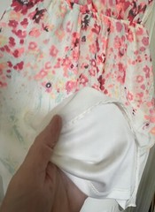 Vtg Y2K 90s 00s Candies Dress Sz S or M Sheer Flowy Coquette Watercolor