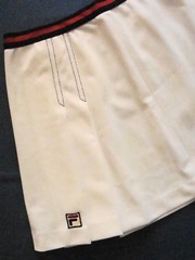 Vintage 80’s FILA WHITE LINE TENNIS SKIRT woman size 46-M Made in Italy RARE
