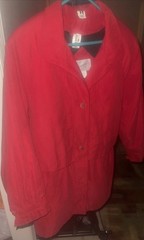 Vintage Jacqueline Ferrar MeWomen’s Red Jacket (90% Acrylic/10% Wool)