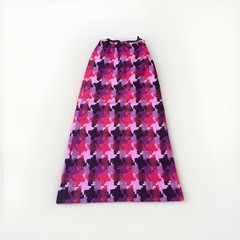 Vintage 1960s Brendella Wool Mohair Blend Long Heavy Maxi Skirt Small