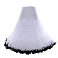 50’s women Petticoat Underskirt Retro Vintage Swing Rockabilly White, Black ,Red