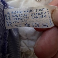 Vintage Powder Blue Vanity Fair Size 32 Long Nightgown Nylon Made In USA Read