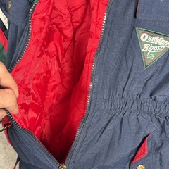 Vintage Osh Kosh B’Gosh Boys Snowsuit Size M 5/6 Lined Hooded Great Condition