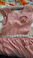 Vintage Candy Striper Apron 50’s IMPERIAL UNIFORM DRESS-Small- W/ PATCH & PINS
