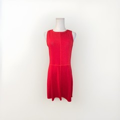 Vintage Contempo casuals Large red sleeveless mini dress NWT