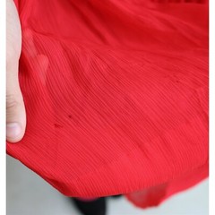 1950s Vintage Deadstock Ro-Nel Red Party Dress Women’s XXS to Extra Small 50s
