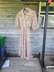 Vtg Lot of 3 Dresses 70s 80s Mod Secretary Teacher Wholesale Solid ILGWU Print