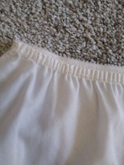 Vintage White Slip Skirt Lace Deena XS S