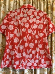 Vintage 70s 80s Lot of 5 Shirts #3 Medium Large Flower Power Hippie Mod