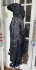 Antique Art Deco Parisian Capelet: 1920s : Small