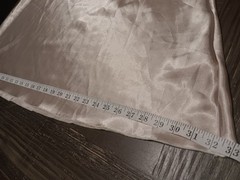 Express Satin Half Slip Beige Size L Regular Waist to Hem 30 in MPN 6701 skirt