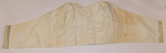 2 VINTAGE BRAS/BUSTIERS! 1950s SEARS 38C! 1940s SIZE 42! COTTON! HOOK CLOSURE!