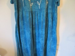 Copa Cabana Vintage Tie Dye Crochet Flower Dress No Size Tag Fits Like A 2X