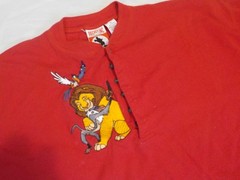 Vintage Disney Lion King Mickey Inc Disneyland Theme Park Long Sleeve Shirt 3XL