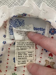 Vtg 70s 80s Accentuette Lanz of Salzburg Nightgown Dress Cottagecore Prairie
