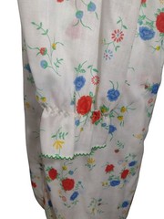 Vtg Gilligan O’Malley Floral Smocked Nightgown Robe Set Size S Cottage Prairie