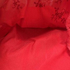 VTG Hollywood Vassarette by Munsingwear Size L Lace Hem Half Slip Sissy Silky