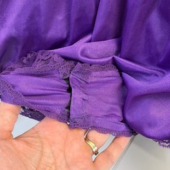 Vintage 80s 90s Coquette Ruffle Teddy Lingerie Womens Large Boudoir Dark Romance